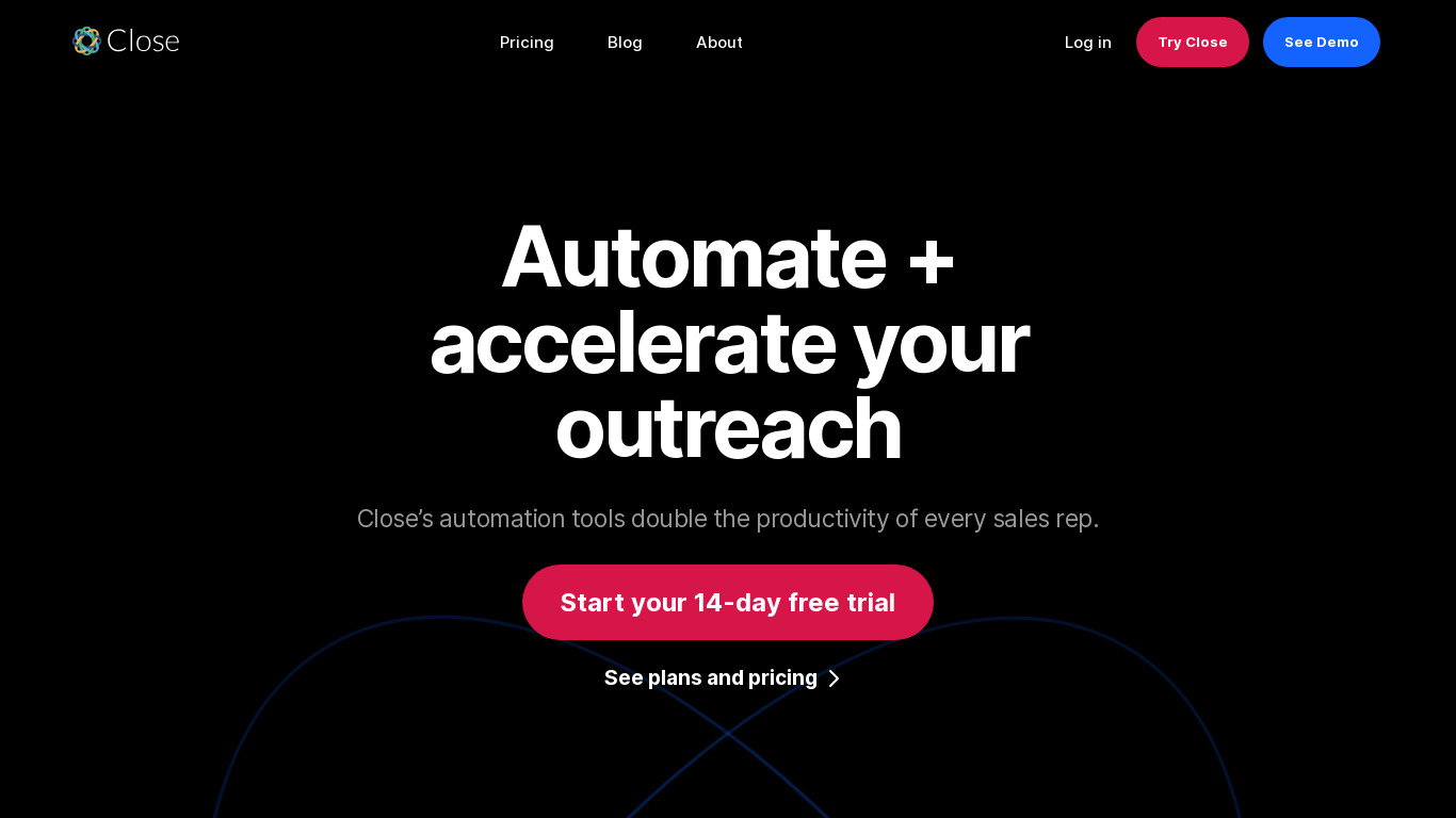 Call Automation in Close.io Landing page