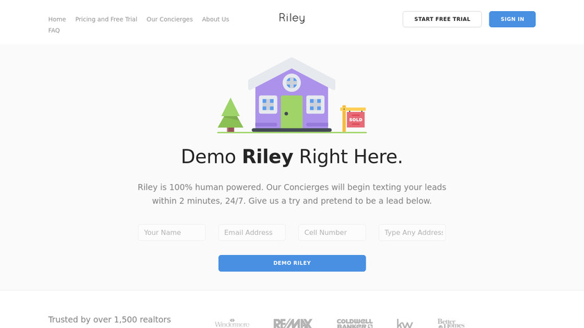 Riley Landing Page
