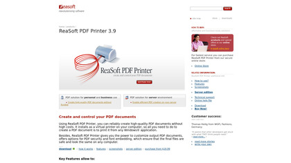 ReaSoft PDF Printer image