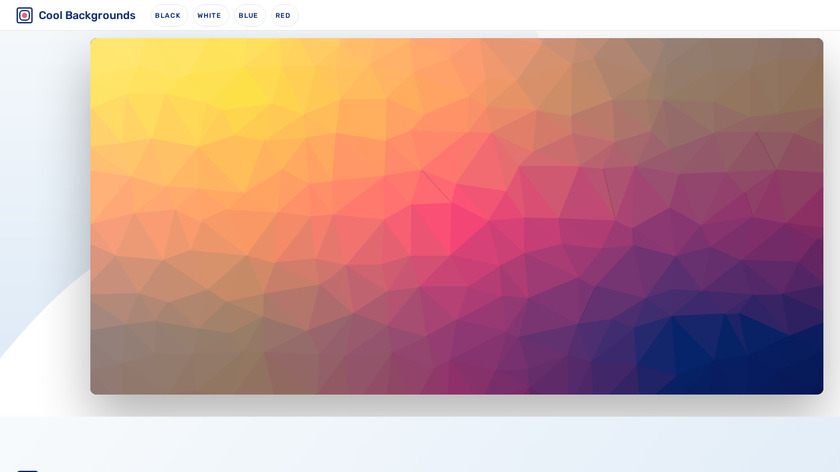 Cool Backgrounds Landing Page