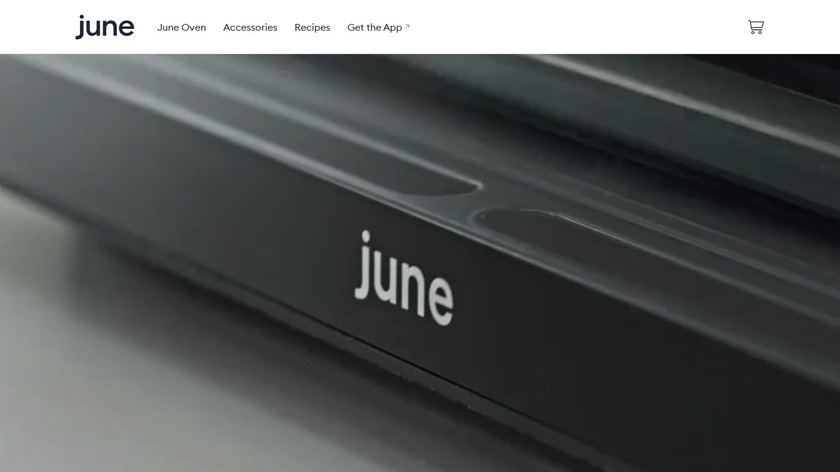 June Intelligent Oven Landing Page