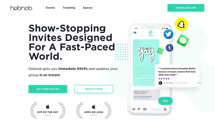 Hobnob Landing Page