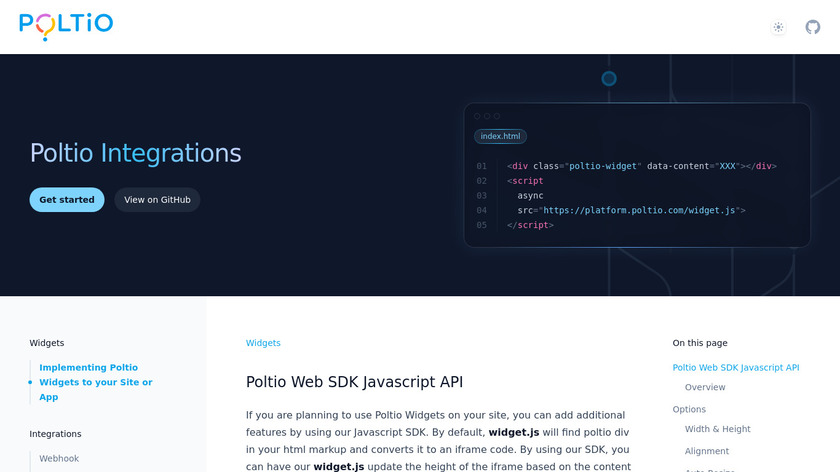 Poltio Landing Page