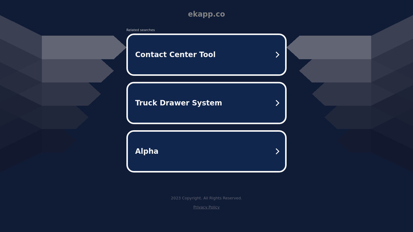 Ek Landing Page