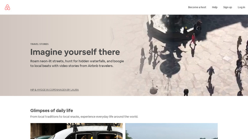 Airbnb Stories Landing Page
