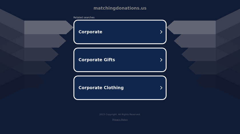 Matching Donations Landing Page