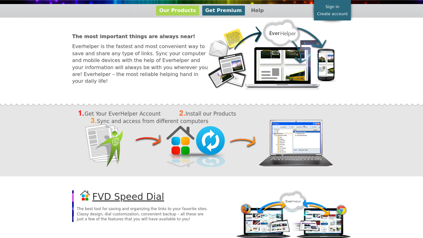 Flash Video Downloader Landing page