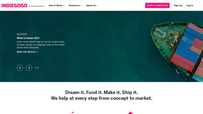 Indiegogo for Entrepreneurs image