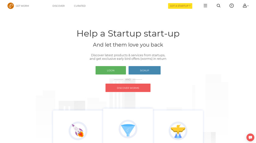 Get Worm Landing Page