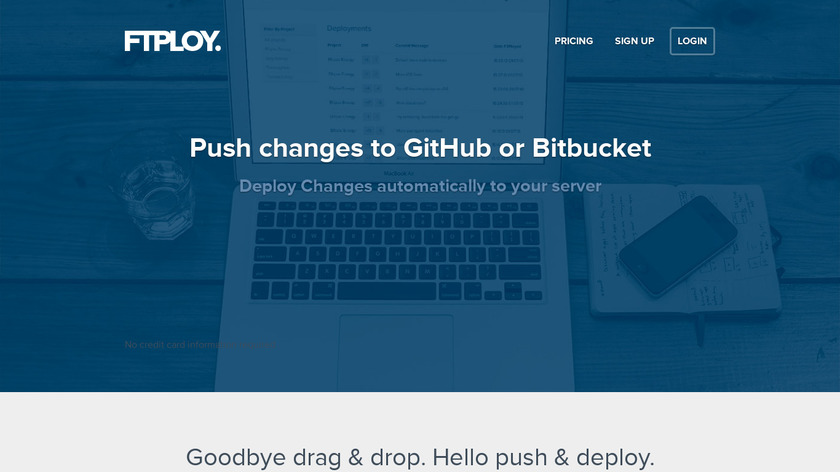 FTPloy Landing Page