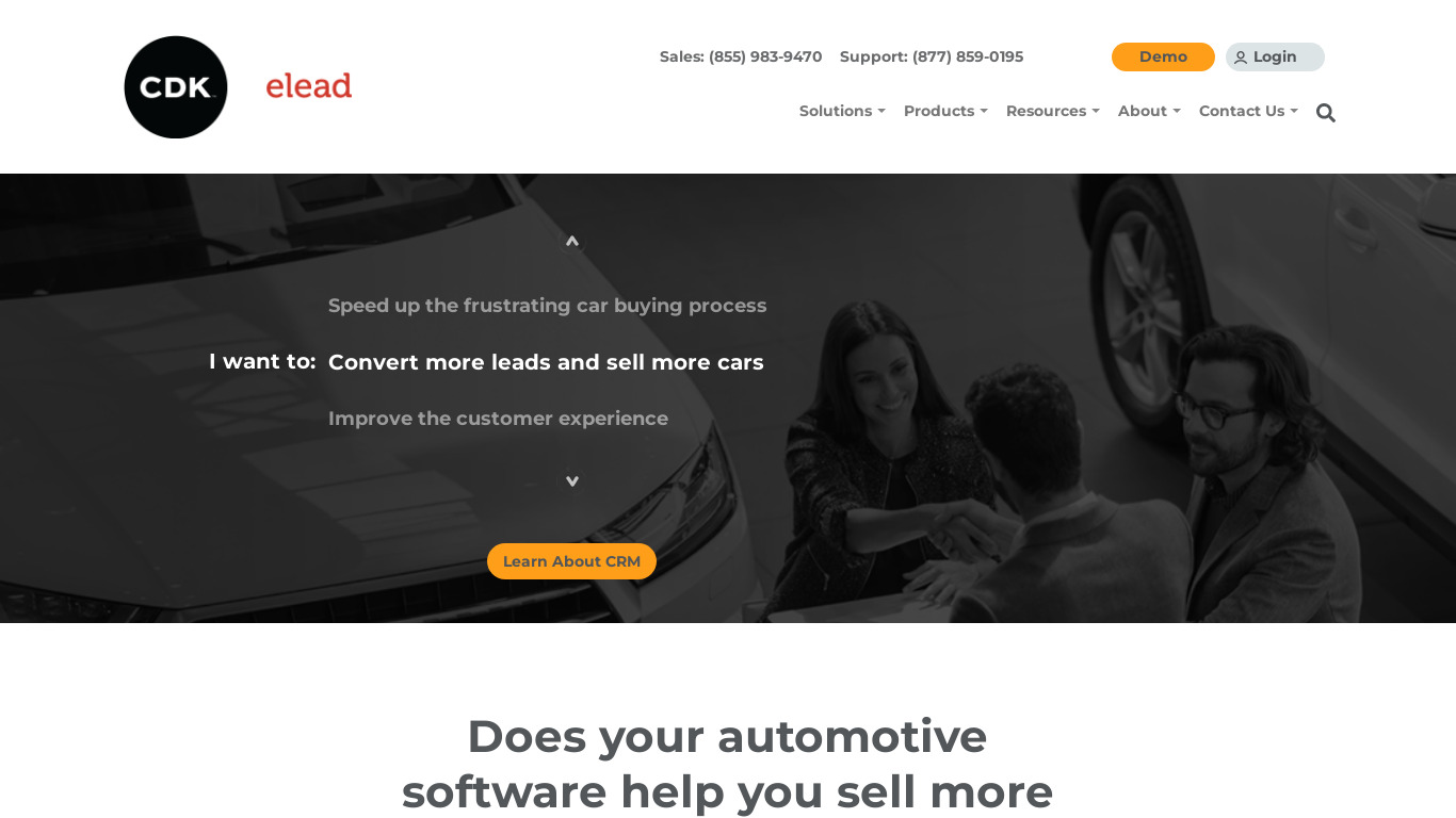 ELEAD1ONE Landing page