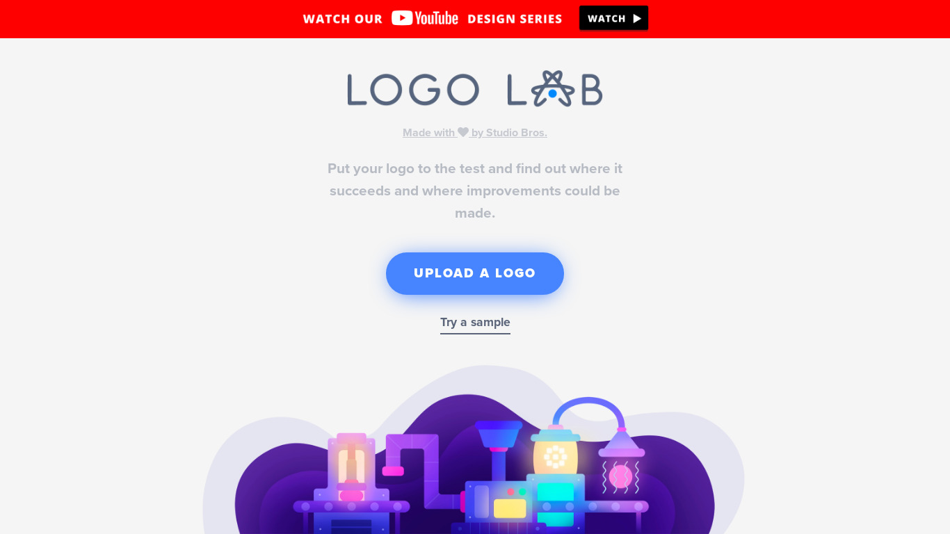 Logo Lab Landing page