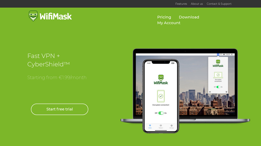 WifiMask Landing Page
