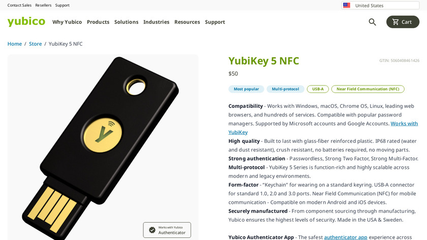 YubiKey NEO Landing Page
