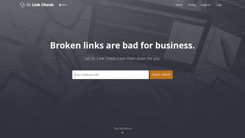 Dr. Link Check Landing Page