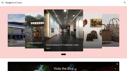 Google Cultural Institute screenshot