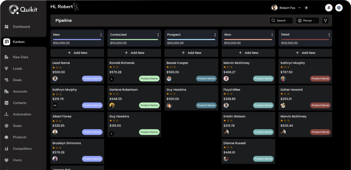 Quikit.ai KanBand