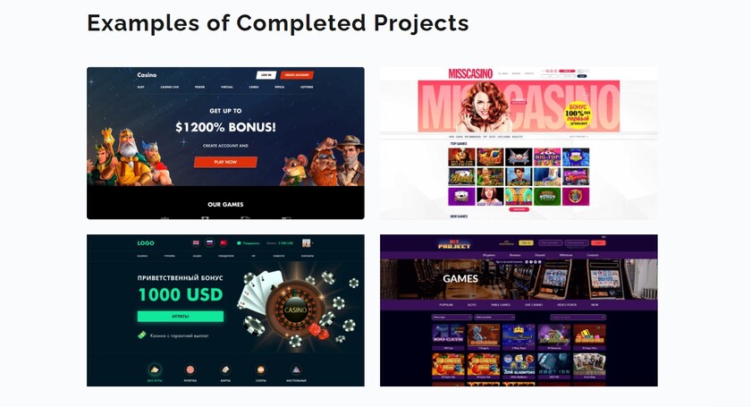 Rosloto.net Examples of Completed Projects