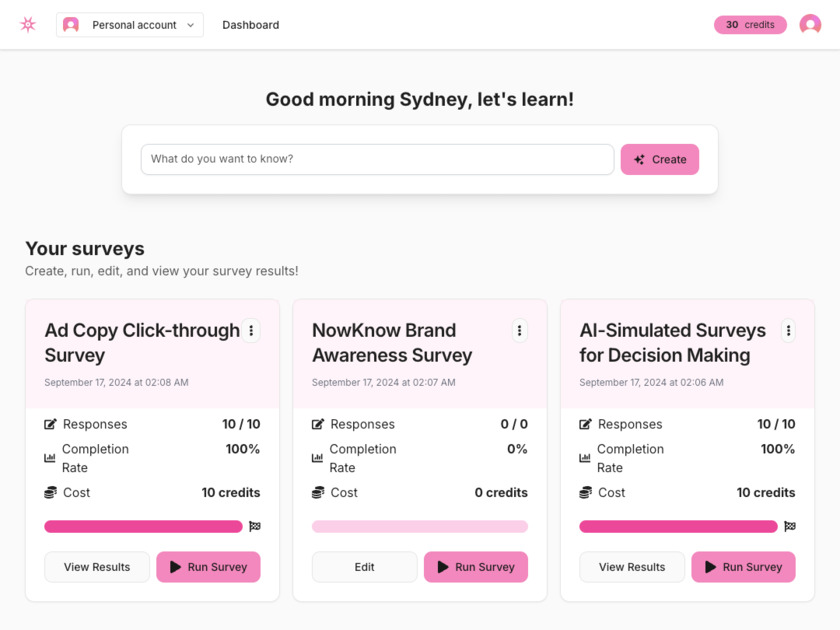 NowKnow Landing Page