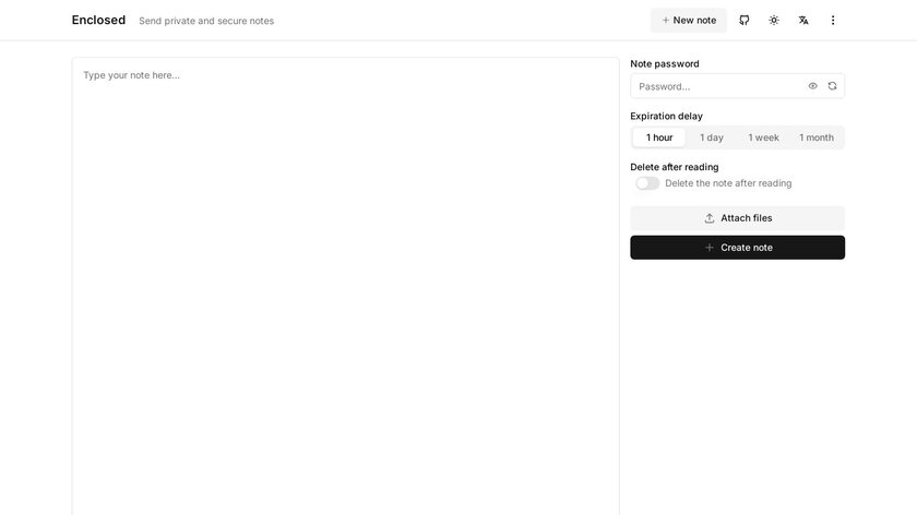 Enclosed Landing Page