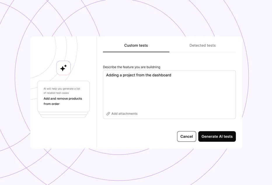 QA Tech Add Custom Tests