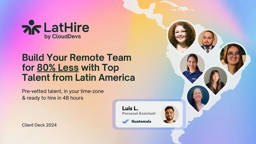 LatHire Landing Page