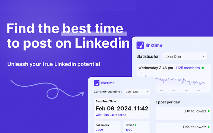 linktime.co Landing Page