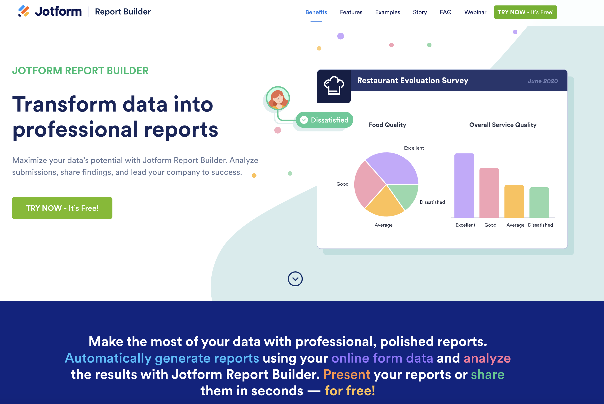 Jotform  Report Builder 