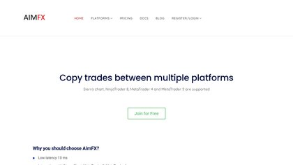 AimFX.io screenshot