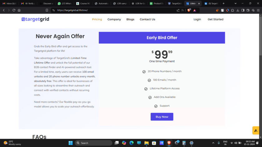 TargetGrid.ai Pricing Plans