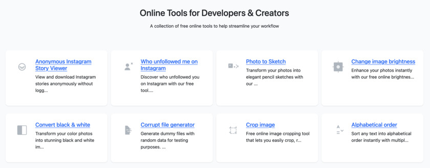 Mate.tools Landing Page