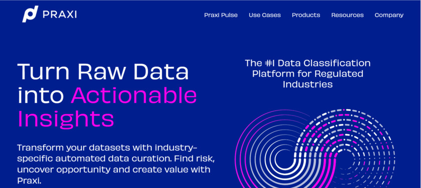 Praxi.ai Landing Page