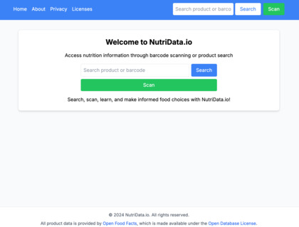 NutriData.io image