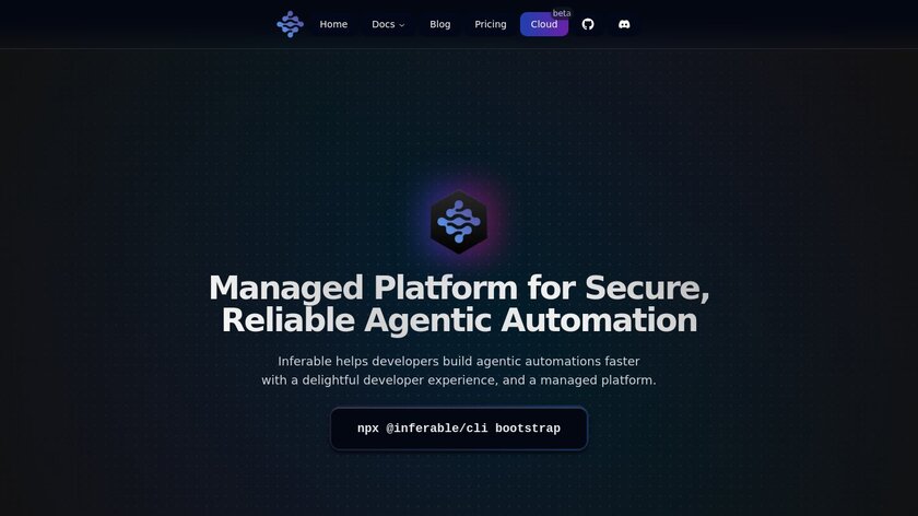 Inferable.ai Landing Page