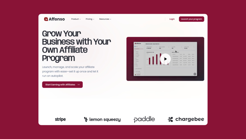 Affonso.io Landing Page