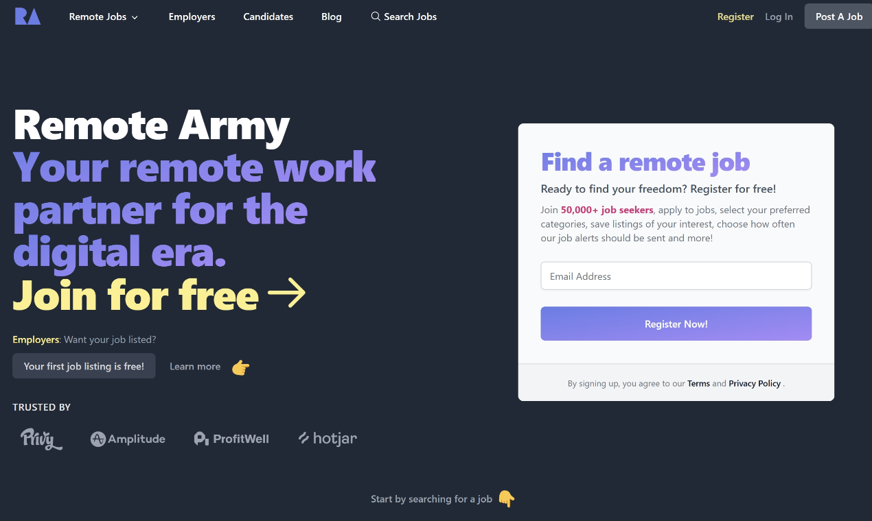 RemoteArmy.io 