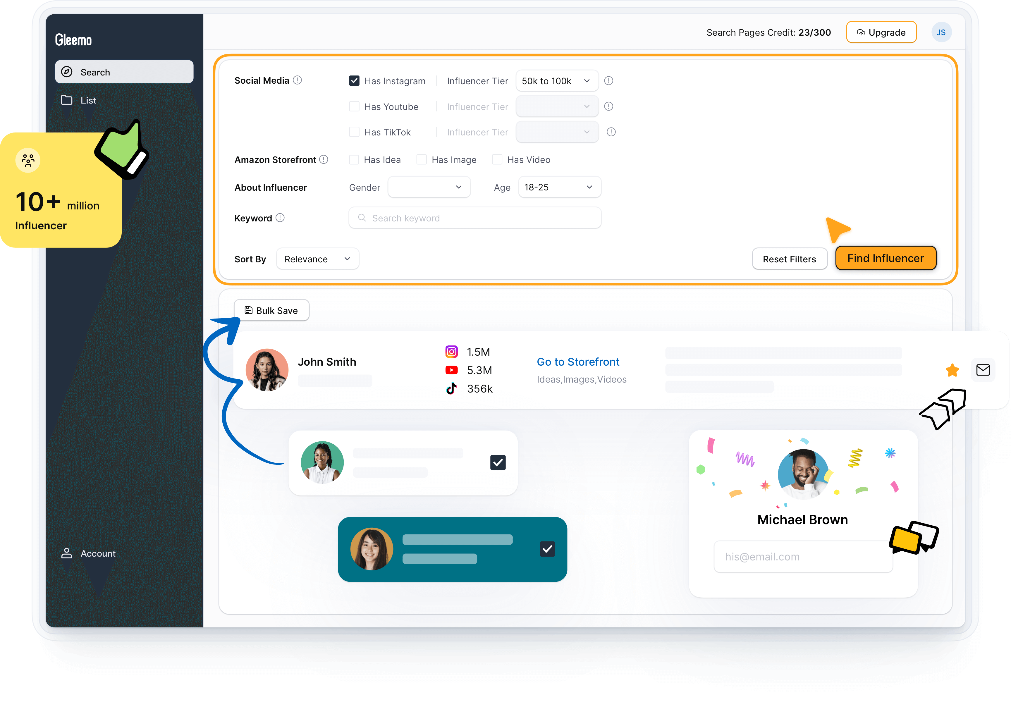 Gleemo.ai Gleemo homepage