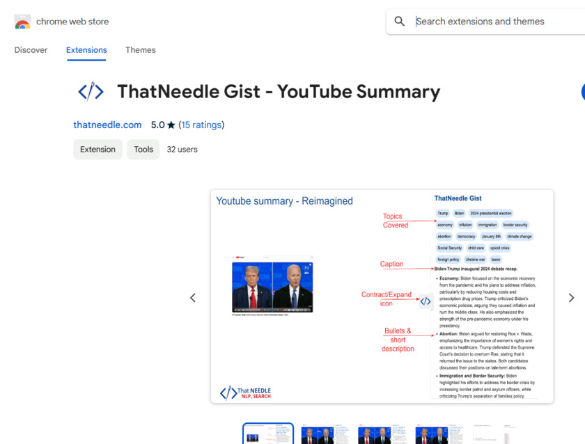 ThatNeedle Gist Landing Page
