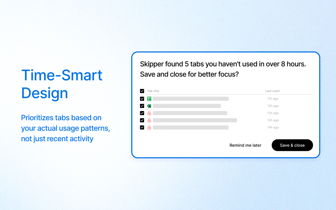 Skipper.co Skipper Time-Smart Design