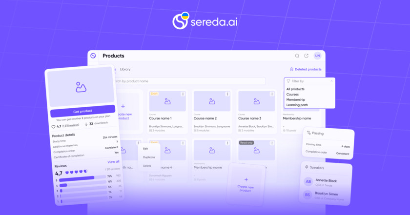 sereda.ai LMS