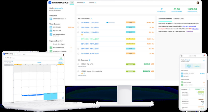 DATABASICS Landing Page