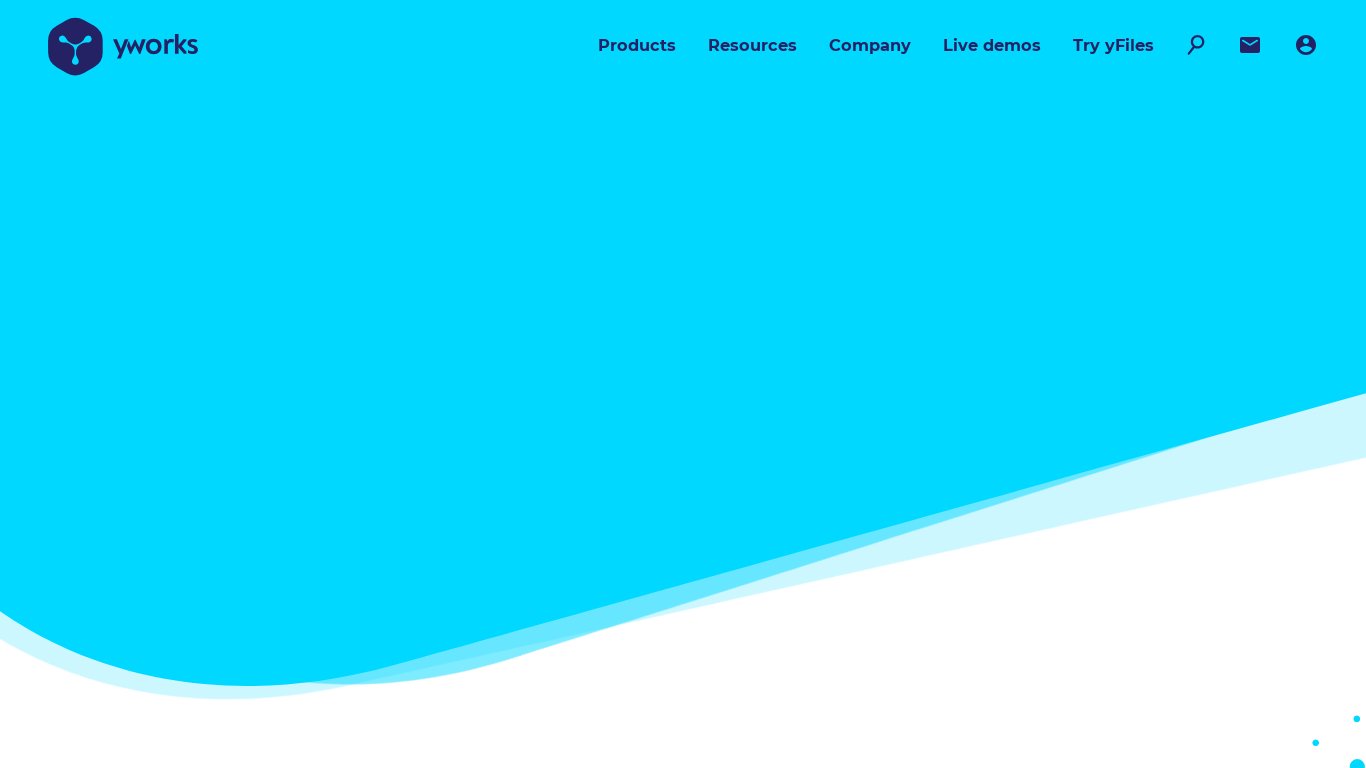 yFiles for HTML Landing page