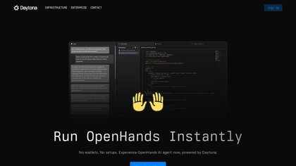 Zero Setup AI Coding with OpenHands image