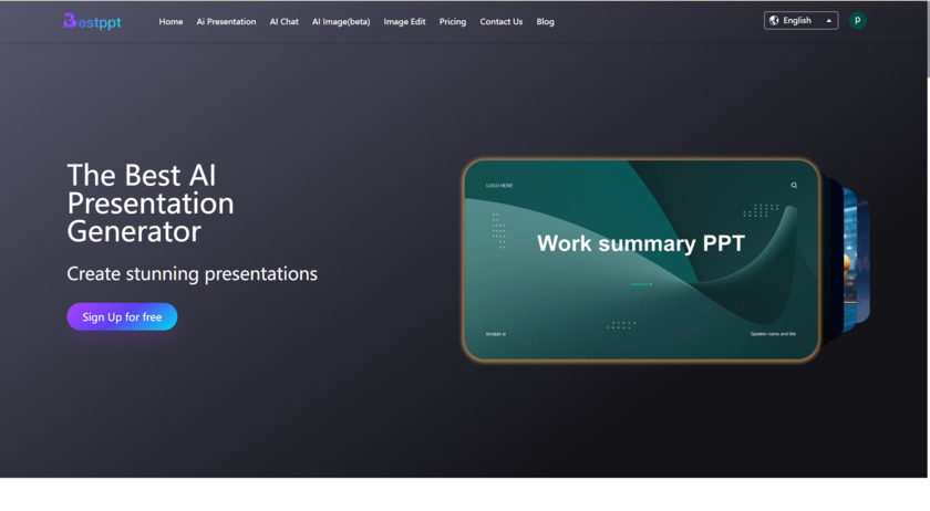 Bestppt.ai Presentation AI Tool