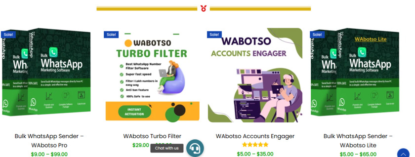 WAbotso Landing Page