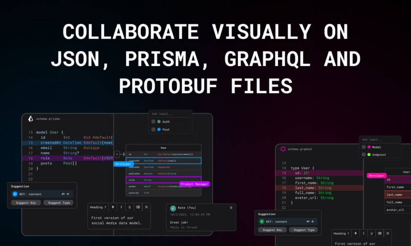 Schema Visualizer Landing Page