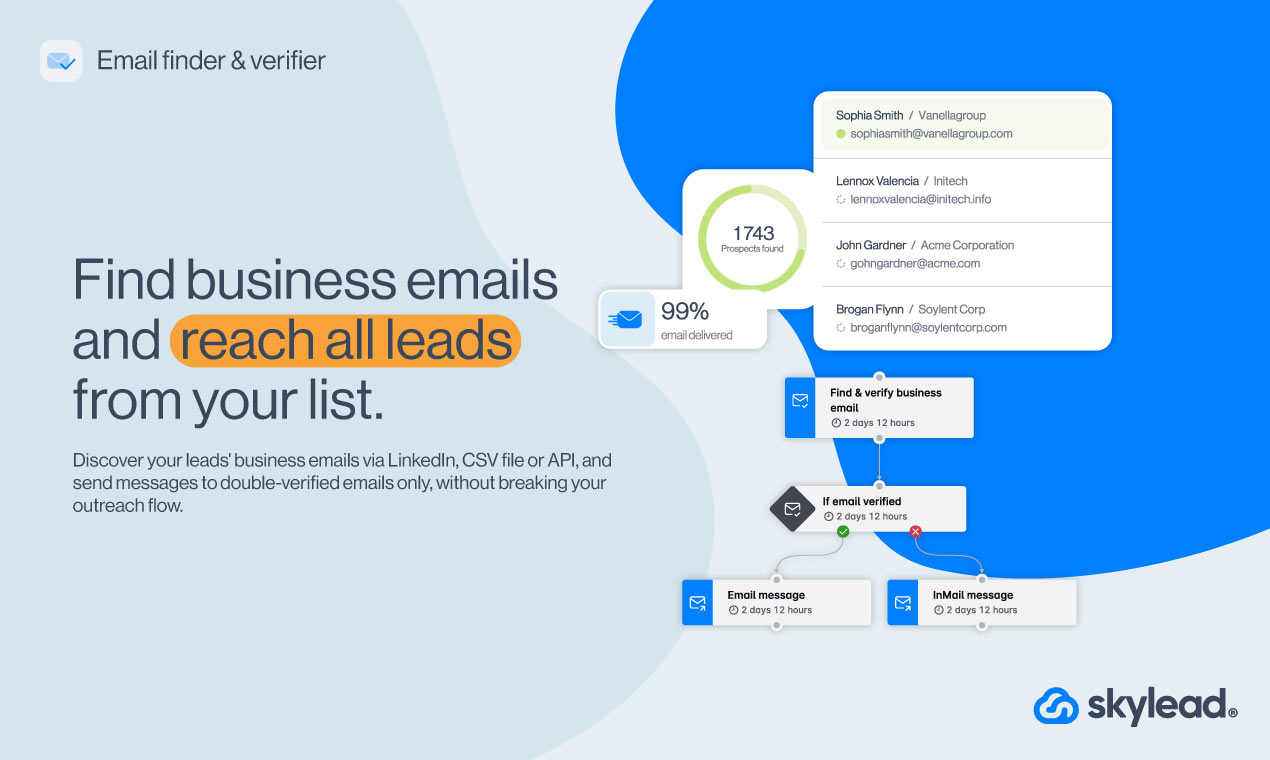 Skylead Email finder & verifier 