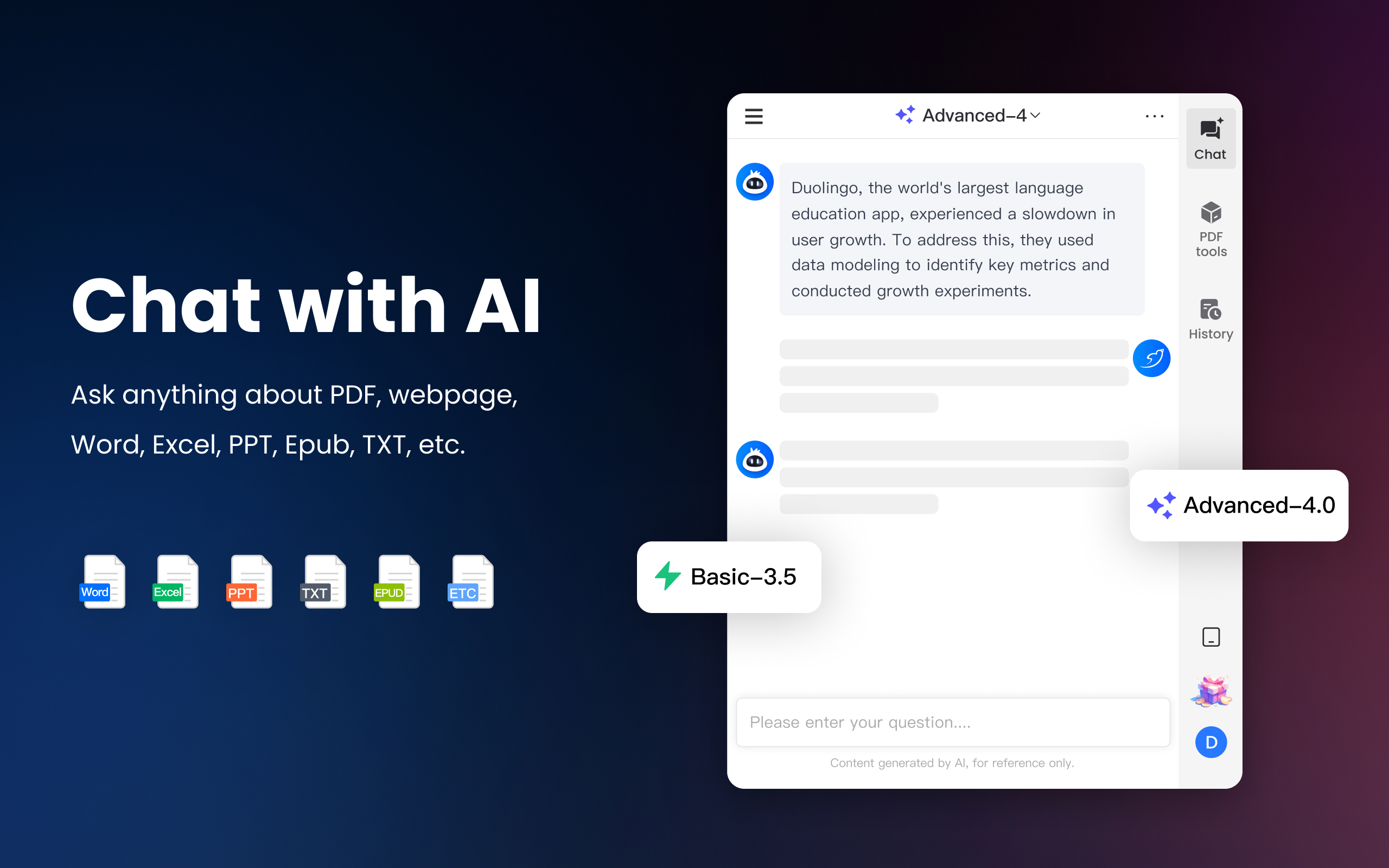 LightPDF ChatPDF