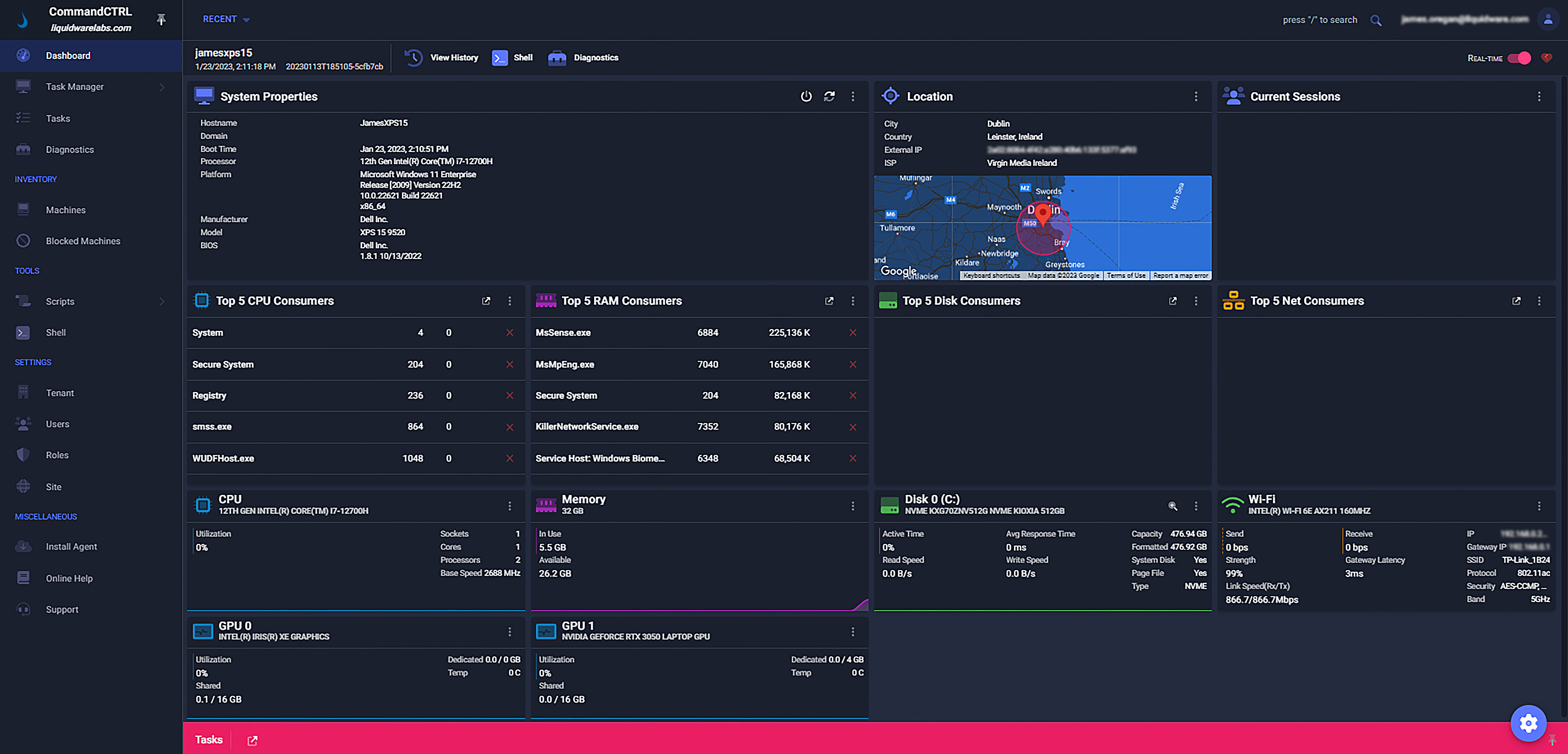 CommandCTRL CommandCTRL Dashboard