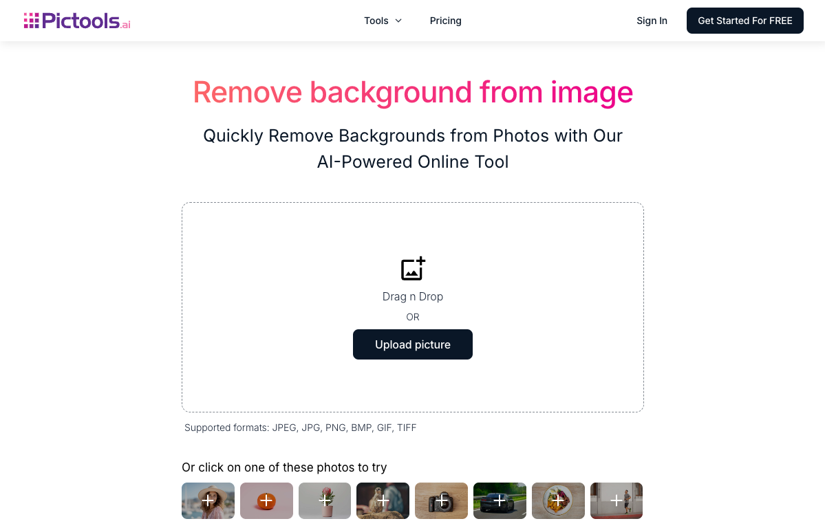 PicTools.AI Remove Background